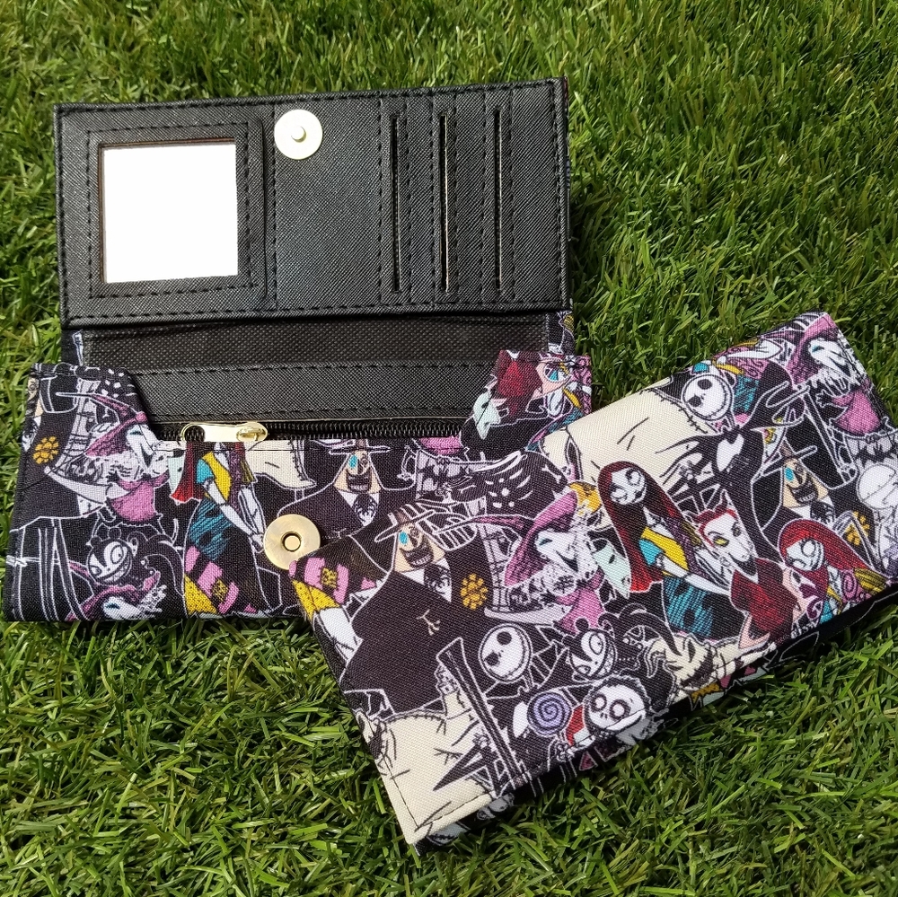 NEW jack nightmare before Christmas wallet mirror